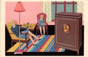 Reclamebriefkaart voor radio type 2811, ca. 1931